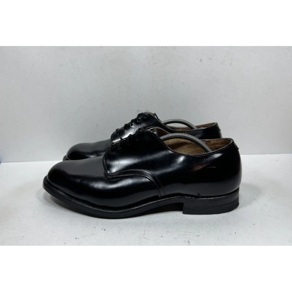 Vintage 1983 Thurmont Black Military Dress‎ Oxford Shoes Men's Size 10.5 XW